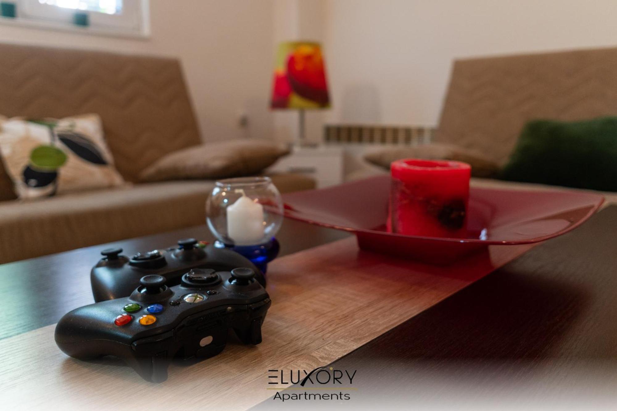 Skopje Eluxory Apartments ภายนอก รูปภาพ